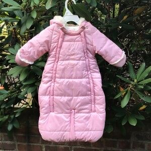 Cool Club Baby Girl Pink Jacket Pram Snowsuit *6M